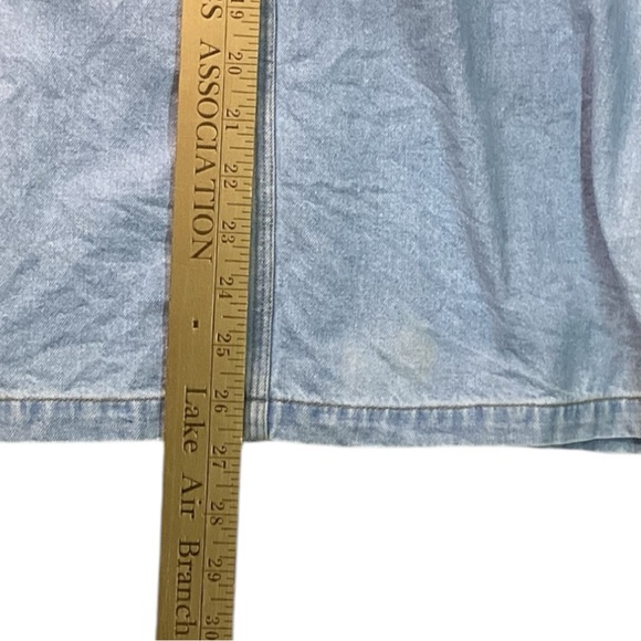Vintage Liz Wear Light Wash Blue Jean Denim Vest - Women's Size Petite Small - Picture 6 of 7